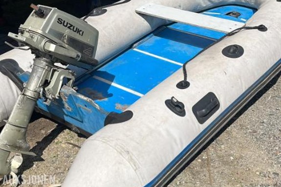 Zodiac Zoom 310 S gummibåt med Suzuki 4 hk